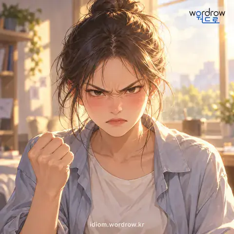 관용어 6개를 함께 설명하는 그림