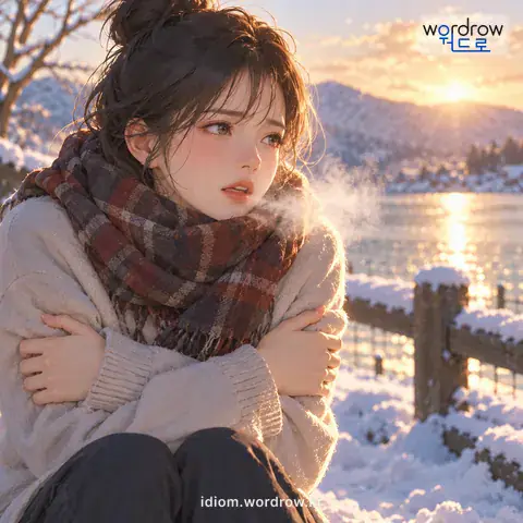 ‘골이 저리다’의 첫 번째 뜻을 표현한 그림