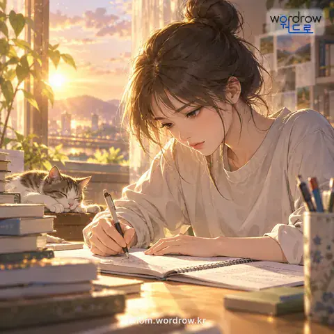 관용어 2개를 함께 설명하는 그림