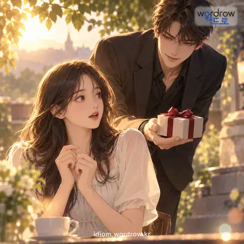 ‘그물을 던지다’의 첫 번째 뜻을 표현한 그림: 남을 꾀거나 해치려고 수단을 쓰다.