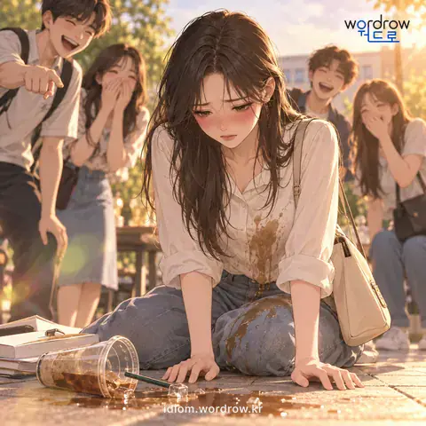 ‘똥이 되다’의 첫 번째 뜻을 표현한 그림