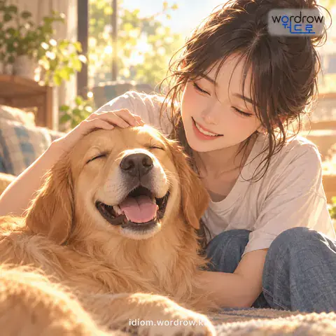 ‘말할 것도 없다’의 첫 번째 뜻을 표현한 그림: 너무 당연한 일이라 일부러 말할 필요도 없다.