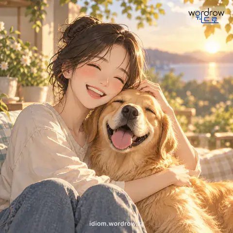 ‘말할 것도 없이’의 첫 번째 뜻을 표현한 그림: 너무 당연한 일이라 일부러 말할 필요도 없이.
