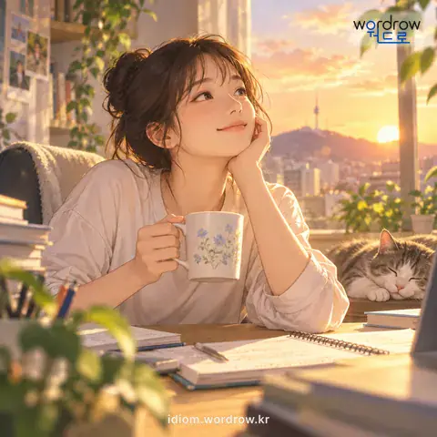 ‘손이 나다’의 첫 번째 뜻을 표현한 그림