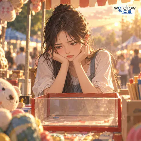 ‘손이 맑다’의 첫 번째 뜻을 표현한 그림